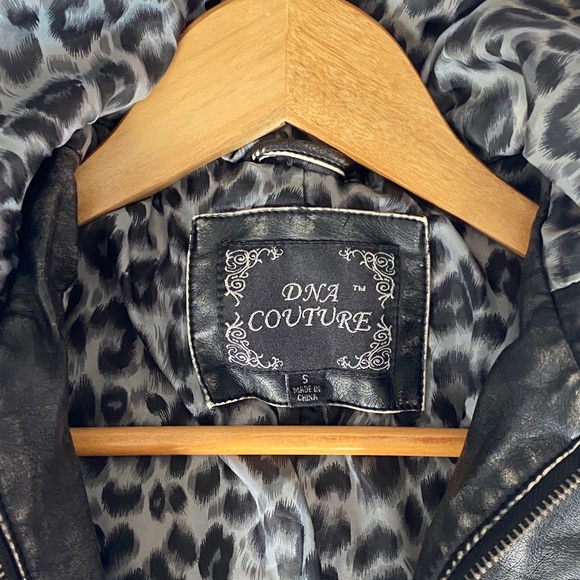 DNA COUTURE VEGAN LEATHER JACKET - Picture 5 of 5